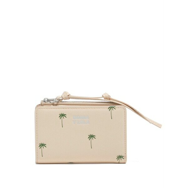 ビンバ イ ローラ レディース 紙入れ 付属品 Palms zip leather wallet Neutrals