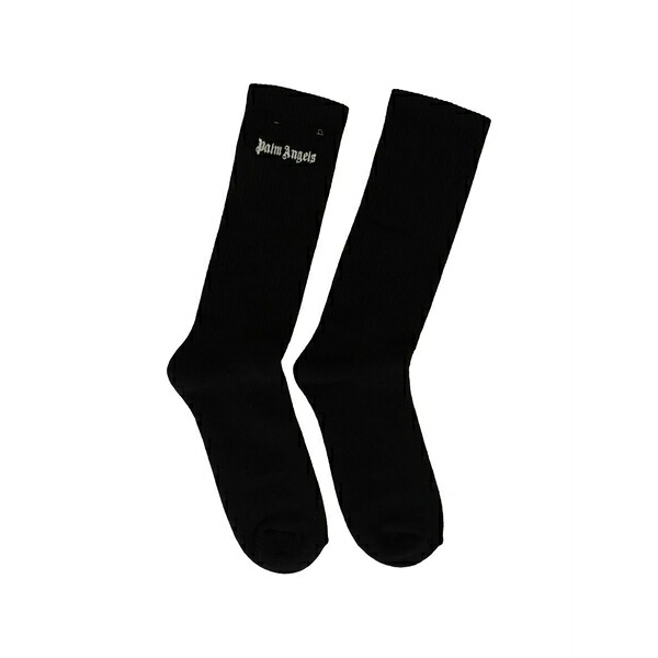 パーム・エンジェルス メンズ ソックス アンダー御召しもの Logo socks Black