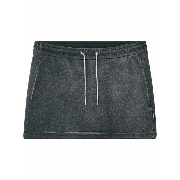 アレキサンダーワン レディース スコート ボトムス Drawstring-waist mini skirt Grey