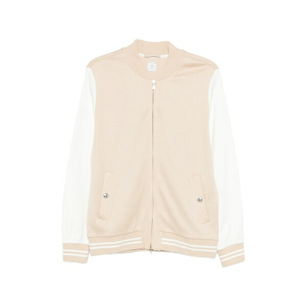 イレブンティ メンズ 上衣＆上衣 アウター Zip-up bomber jacket Neutrals