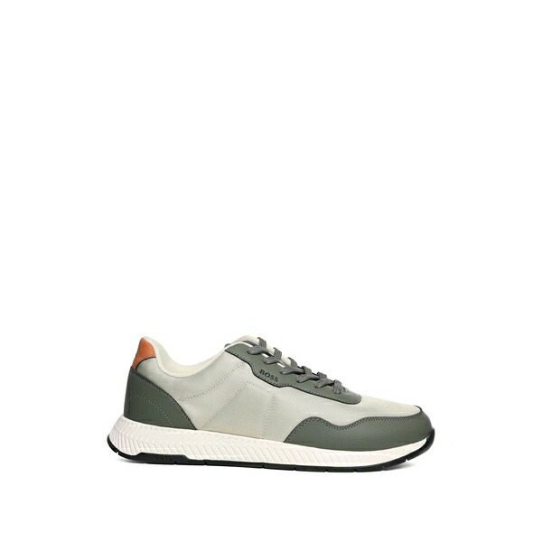 雇い主 メンズ スニーカー シューズ Lace-up panelled sneakers Neutrals