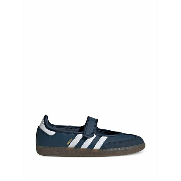 アディダス レディース スニーカー シューズ Samba jane og single-strap striped sneakers Blue