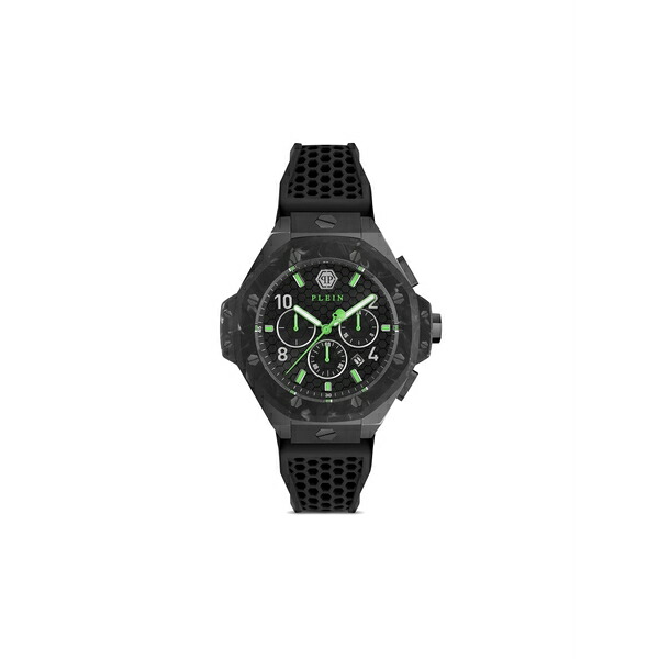 フィリップ飾り気の無い メンズ ウォッチ 佩び物 Chrono watch Black