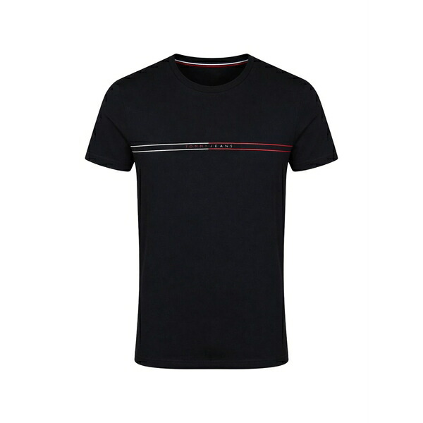 トミー ヒルフィガー メンズ ティーシャツ トップス Logo-print t-shirt Blue