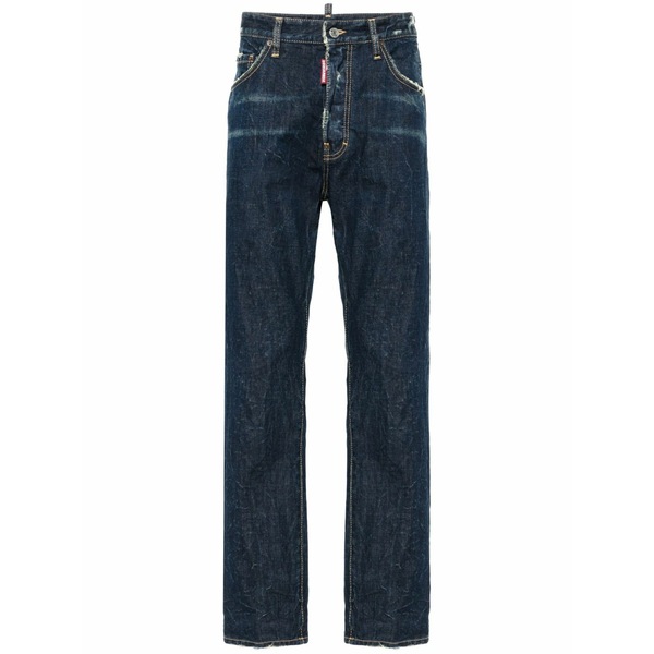 ディースクエアード メンズ ジーンズズボン下 ボトムス Distressed jeans Blue