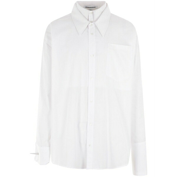 ジョーダンルカ レディース ティーシャツ トップス Clover layered shirt White