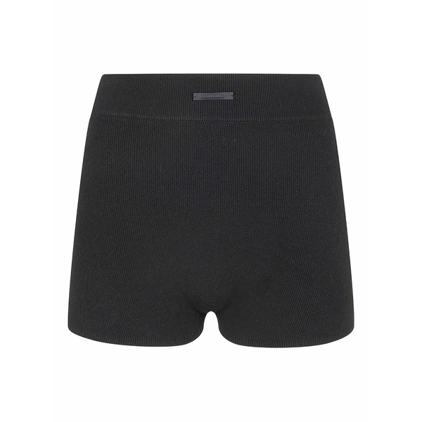 エフオージーエッセンシャルズ レディース 心地好いズボン下 ボトムス Ribbed knit shorts Grey