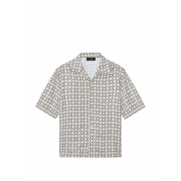 アミリ メンズ プルオーバー トップス Ma quad camp patterned shirt Neutrals