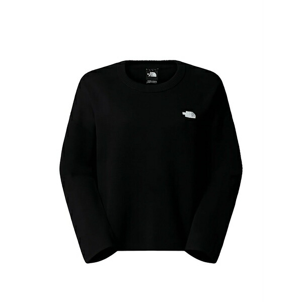 北の方人間の顔 レディース 編み物\u0026ティーシャツ アウター W urban explorer jumper Black