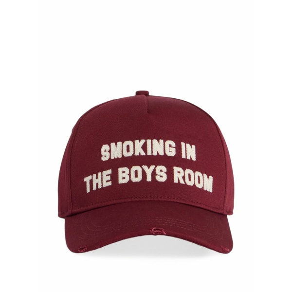 ディースクエアード メンズ かぶり笠 佩び物 College baseball cap Red