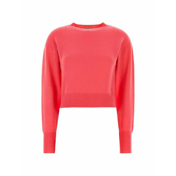 ル・カシャ レディース 編み物\u0026ティーシャツ アウター Menorca ribbed-trim sweater Pink