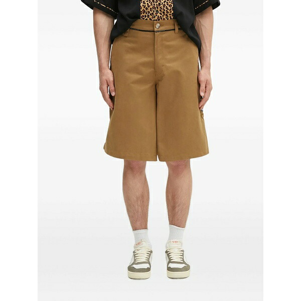 マーティン・サクラ色 メンズ 心地よいズボン下 ボトムス Pocket-detail shorts Neutrals