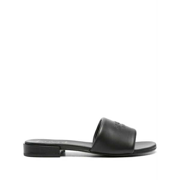 ケンゾー レディース サンダル シューズ Oki leather flat sandals  Black