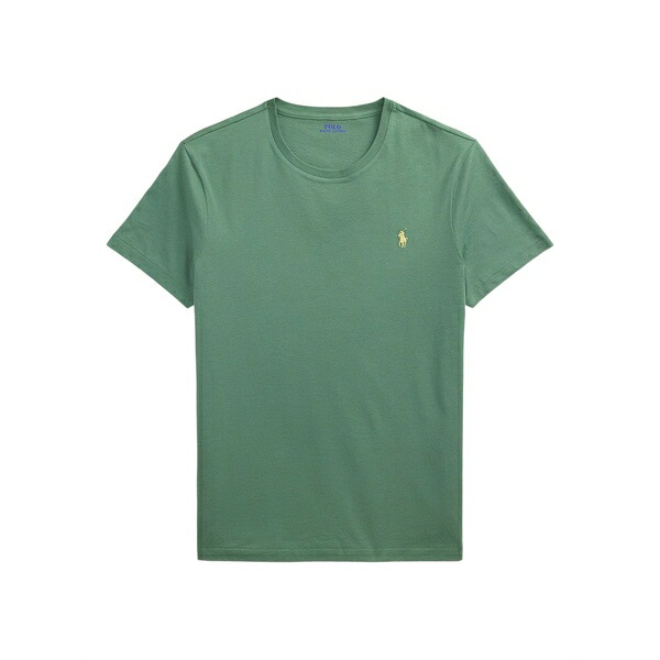 ラルフローレン メンズ ティーシャツ トップス Logo-embroidered cotton t-shirt Green