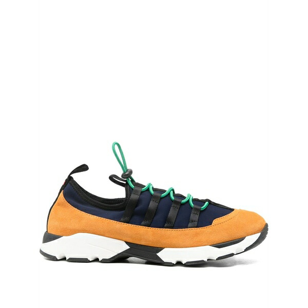 マルニ メンズ スリッポン・ローファー シューズ Drawstring running sneakers Orange