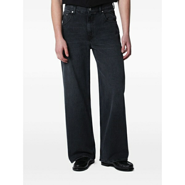 空想科学小説アール メンズ ジーンズズボン下 ボトムス Relaxed-cut jeans Black