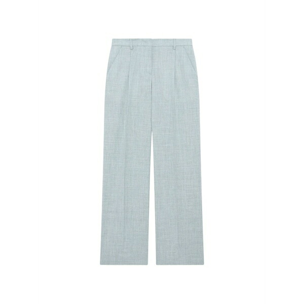ラルディーニ レディース 心地よいズボン下 ボトムス Pleated tailored trousers Blue