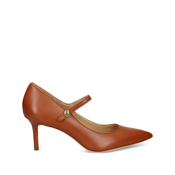 ラルフローレン レディース パンプス シューズ 70粍 lanette mary-jane pointed pumps Brown