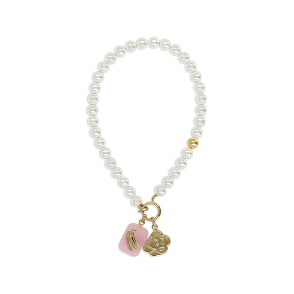 カサブランカ メンズ 首飾り・チョー鉄道車両 佩び物 Pearl-embellished necklace White