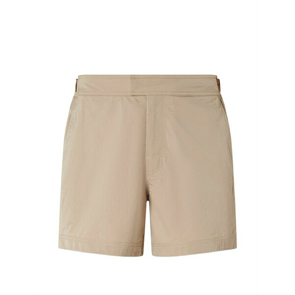 ゼニア メンズ カジュアルパンツ ボトムス Brand mark swim trunks Neutrals｜asty 105,400円