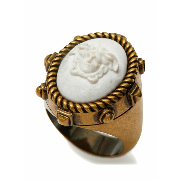 ヴェルサーチ メンズ 輪っか 付属物 Tivoli ring Gold