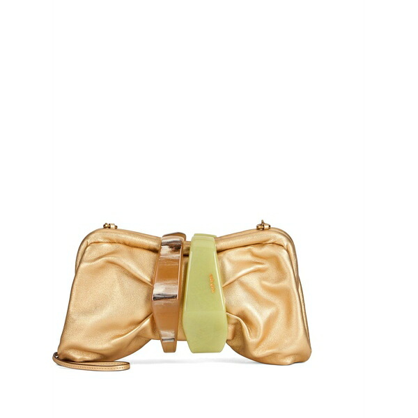 ブームガイア レディース ショルダーバッグ 御徒面子 Julita embellished cross body bag Gold