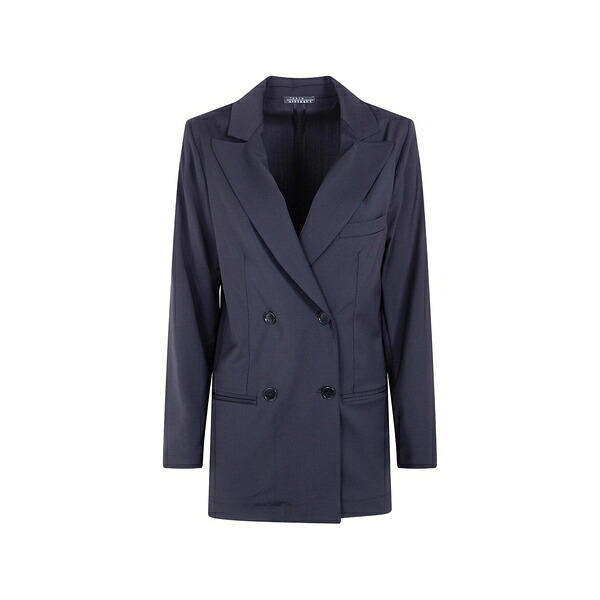 ラウラ ウルビナーティ レディース 上衣＆上衣 アウター Double-breasted blazer Black