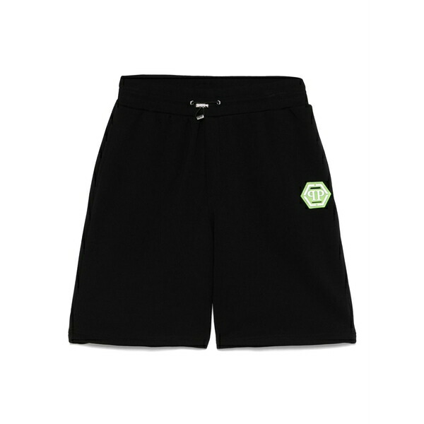 フィリップ飾り気の無い メンズ 心地よいズボン下 ボトムス Iconic shorts Black