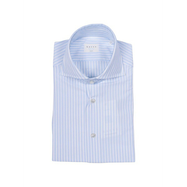 ザカス メンズ シャツ トップス Active button-down striped shirt Blue｜asty 33,670円