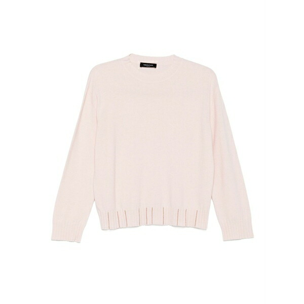 ファビアナ フィリッピ レディース 編み物\u0026プルオーバー アウター Crew-neck sweater Pink