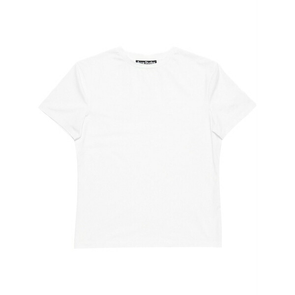 アクネ ストゥディオズ メンズ プルオーバー トップス Appliqu￡ t-shirt White