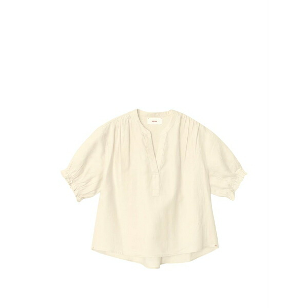 キセレナ レディース プルオーバー トップス Puff-sleeve blouse Neutrals