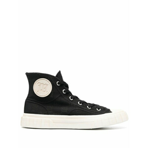 ミスビヘイブ レディース スニーカー シューズ Monogram high-top sneakers Black