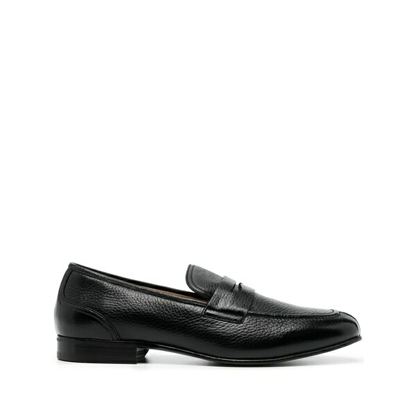 バリー メンズ スリッポン・ローファー シューズ Suisse leather loafers Black
