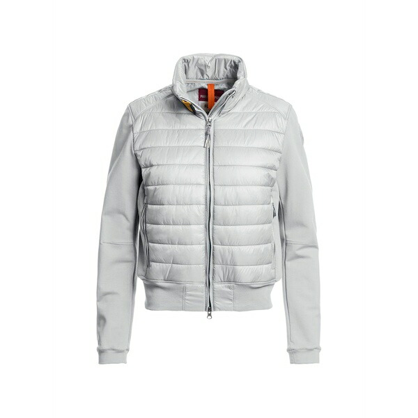 パラジャンパーズ レディース 上衣＆上衣 アウター Quilted zip-up jacket Grey