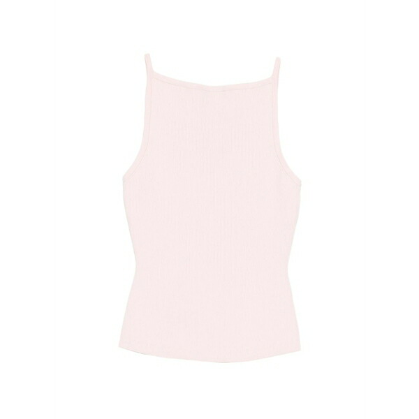 マージュ レディース カットソー トップス Ribbed tank top Pink