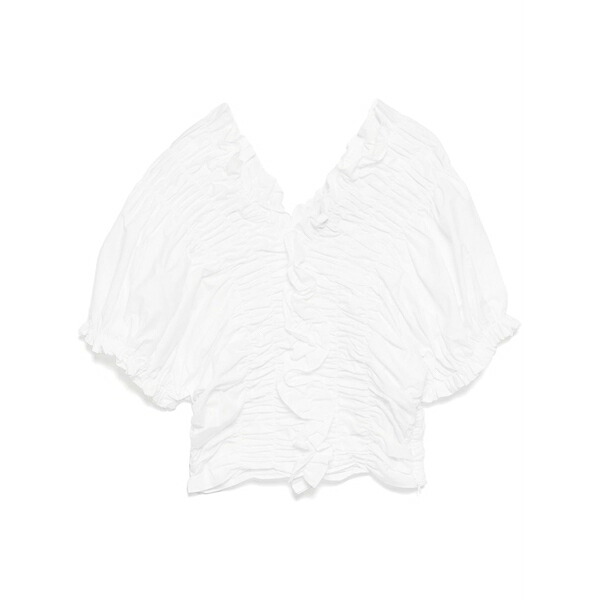リーマシュー レディース プルオーバー トップス V-neck top White