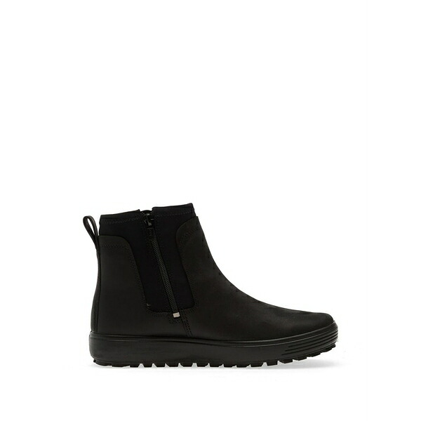 山びこ レディース ブーツ シューズ Soft 7 tred w ankle boots Black