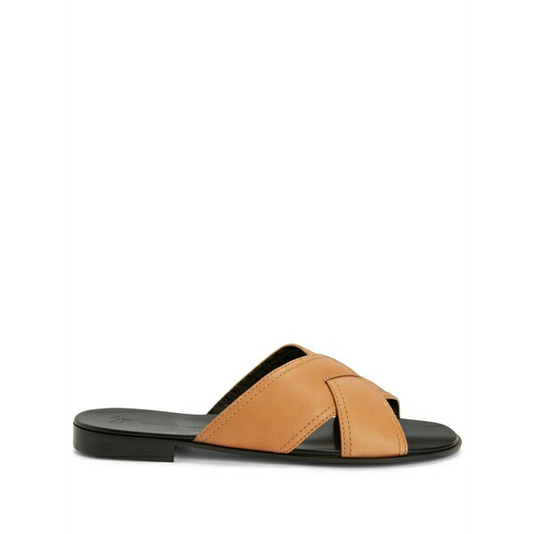 ジュゼッペザノッティ メンズ サンダル シューズ Flavio crossover-straps leather sandals Brown