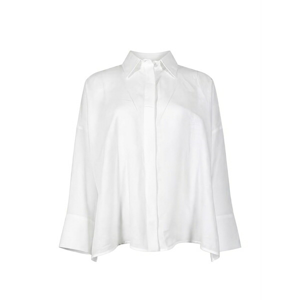 ファビアナ フィリッピ レディース プルオーバー トップス Poplin cotton shirt White
