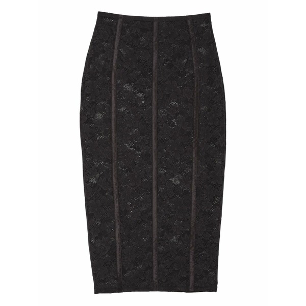 フレーデュマール レディース スコート ボトムス Le strech lace panelled skirt Black