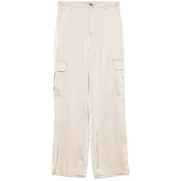 ダナ キャラン ニューヨーク州 レディース 心地よいズボン下 ボトムス High-rise satin trousers Neutrals