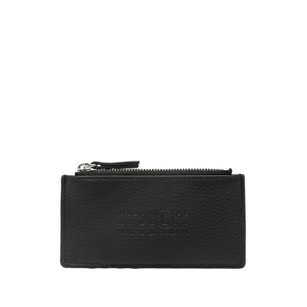 マルタンマルジェラ レディース 金入れ 付属物 Numbers-motif card holder Black