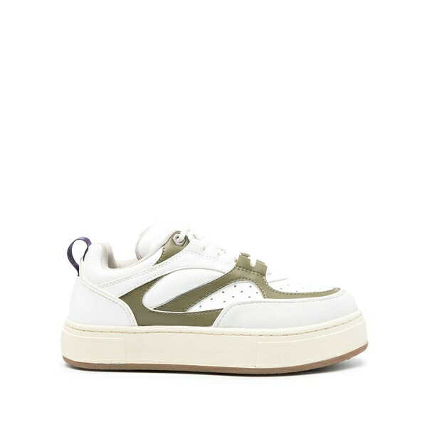 エイティス メンズ スニーカー シューズ Sidney panelled sneakers White