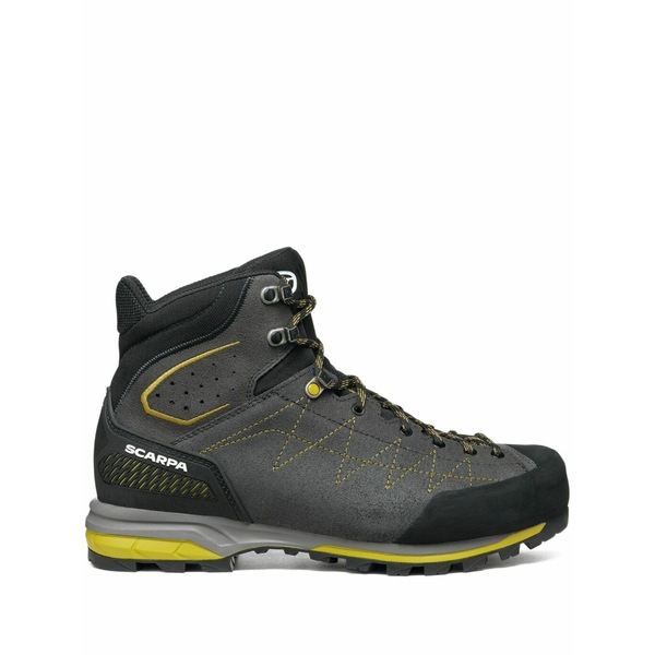 スカルパ メンズ ブーツ シューズ Logo-print hiking boots  Grey
