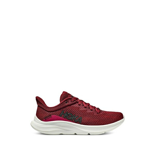 ホカオネオネ レディース スニーカー シューズ Solimar lace-up sneakers Red