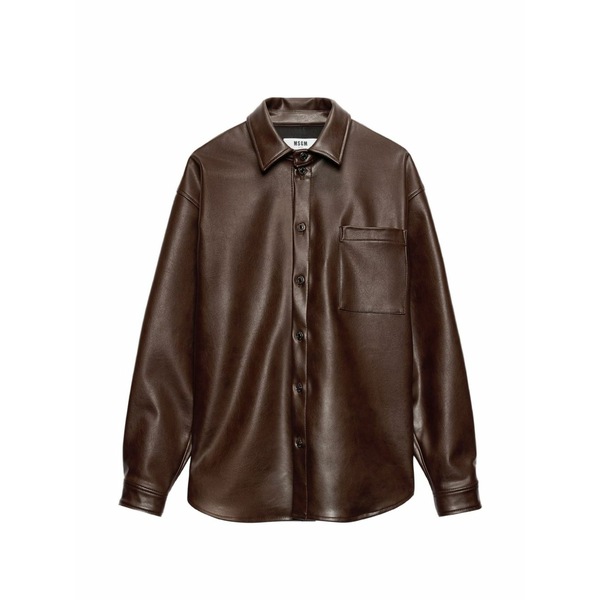 エムエスジイエム メンズ ティーシャツ トップス Pocket shirt Brown