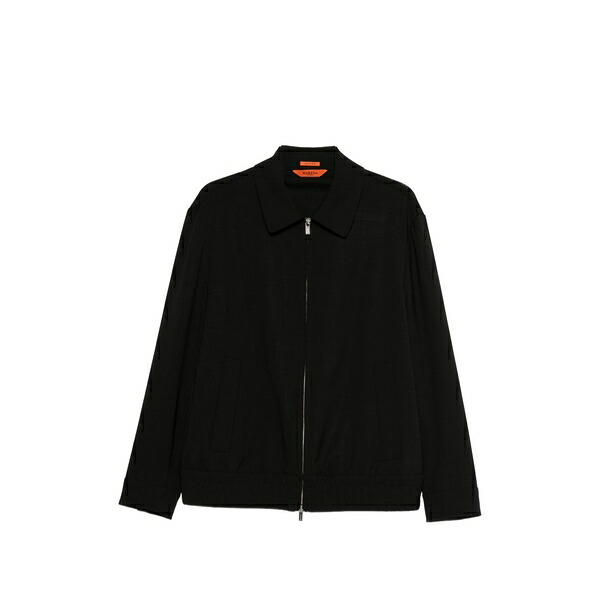 バレナ メンズ 上衣＆上衣 アウター Zip jacket Black