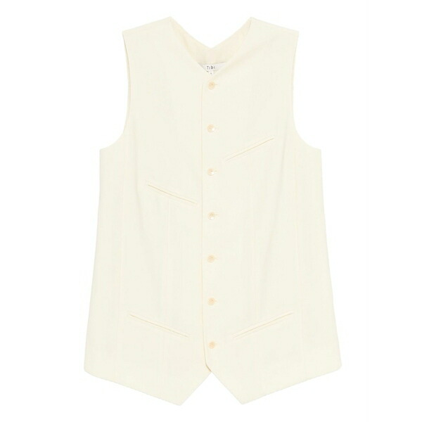 ティビ レディース カットソー トップス Tropical easy vest Neutrals