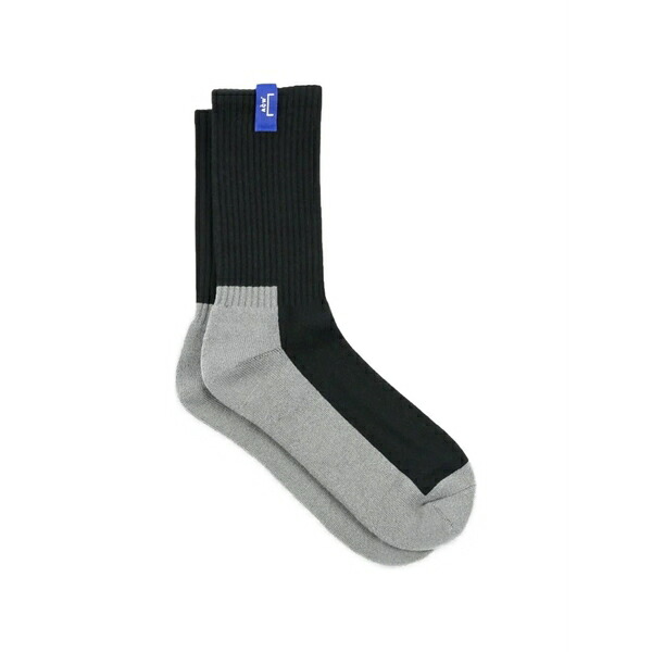 アコールドウォール メンズ ソックス アンダー御召しもの Panelled socks Black